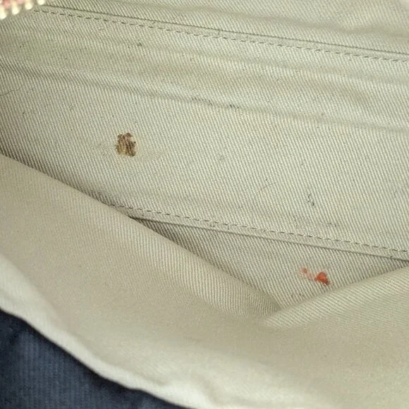 Coach vintage Cavas Leather  Shoulder Bag Crossbody Black Brown - Picture 13 of 16